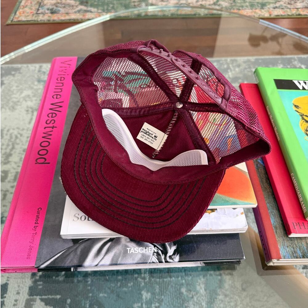 Capital Savings Bank 1990's Corduroy Vintage Snapback Hat - Picture 3 of 4